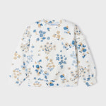 Felpa Stampata Con Volant Bambina MAYORAL 3436 - MAYORAL - Luxury Kids