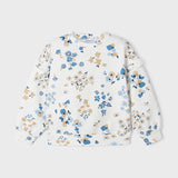 Felpa Stampata Con Volant Bambina MAYORAL 3436 - MAYORAL - Luxury Kids
