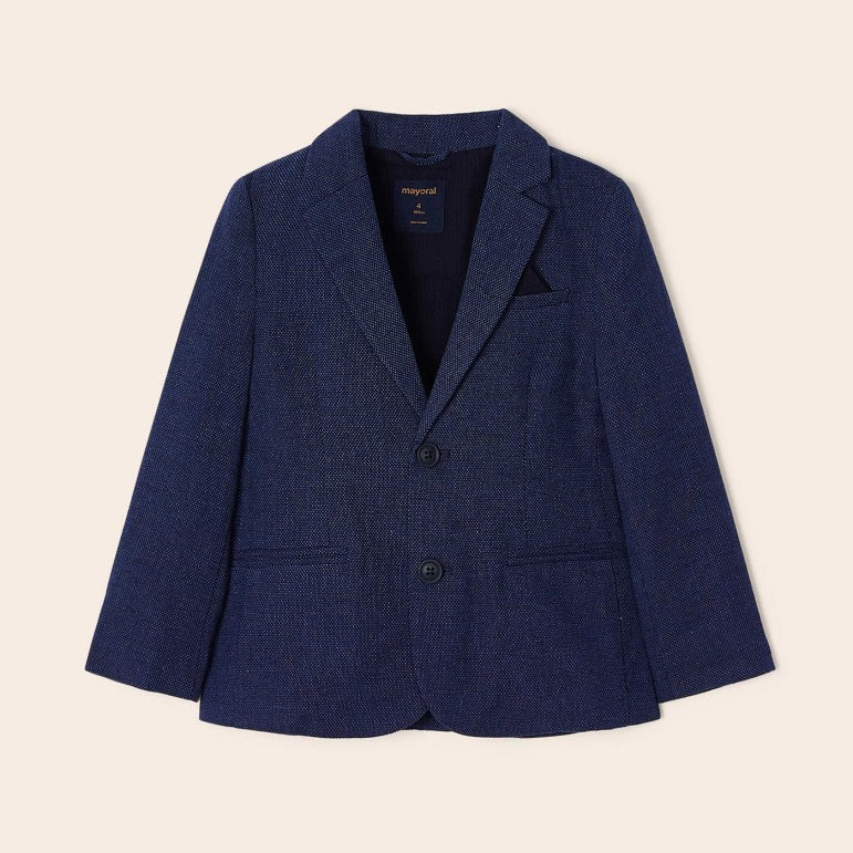 Giacca Modello Americana In Misto Lino Bambino MAYORAL 3452 - MAYORAL - Luxury Kids