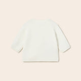 Cardigan Tricot In Filo Di Cotone Sostenibile Neonato MAYORAL 1360 - MAYORAL - Luxury Kids