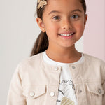 Giubbino In Denim In Cotone Sostenibile Bambina MAYORAL 3439 - MAYORAL - Luxury Kids