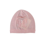 Cappello In Filo Di Cotone Ricamato A Mano Neonata CREAZIONI LUANA 1050C - CREAZIONI LUANA - Luxury Kids