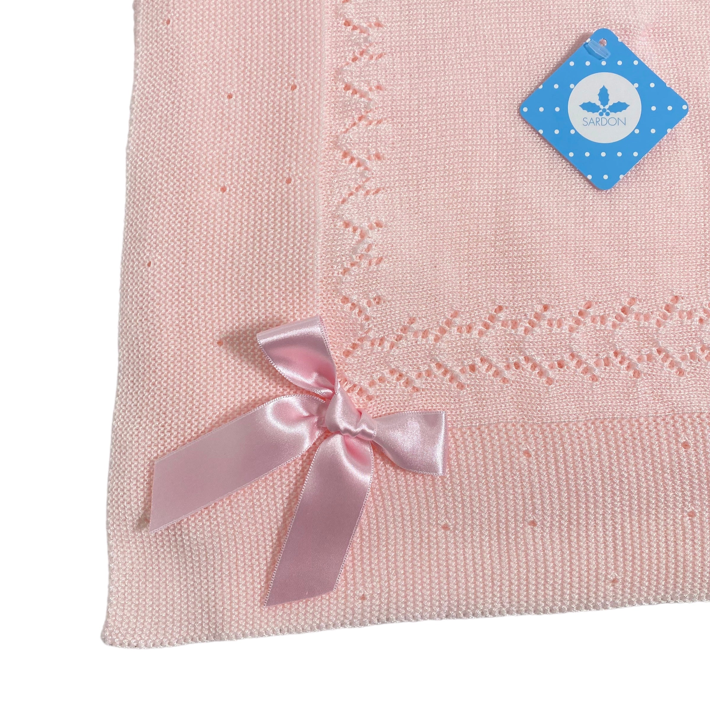 Coperta Scialle In Tessuto Anallergico Acrilico Neonato/a SARDON AM703 - SARDON - Luxury Kids
