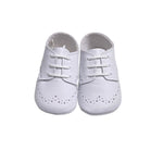 Scarpe Da Culla Modello francesina In Pelle Neonato CUQUITO 7008 - COQUITO - LuxuryKids