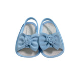 Wiegensandalen aus Wildleder mit Schleife für Baby-Mädchen PANYNO A3202