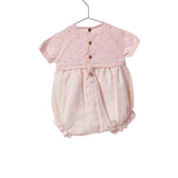 Pagliaccetto In Filo E Cotone Neonata WEDOBLE V2302405A - WEDOBLE - Luxury Kids