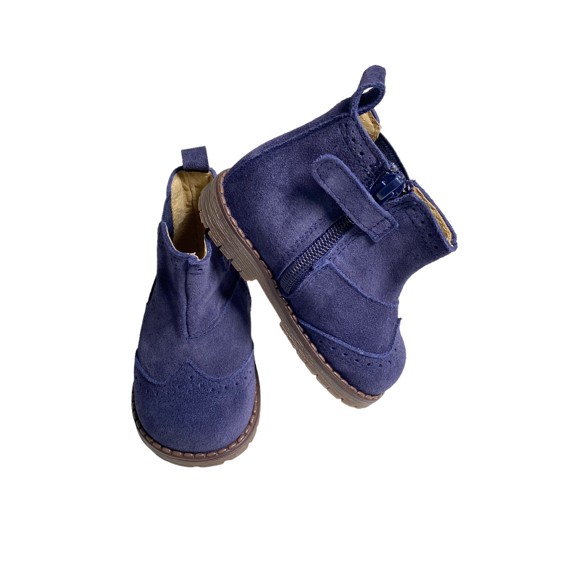 Stivaletto In Camoscio Con Zip Bambino RIZITOS B1939 - RIZITOS - LuxuryKids