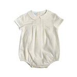 Pagliaccetto Elegante Battesimale In Tulle Neonato/a GRANLEI 228 - GRANLEI - Luxury Kids