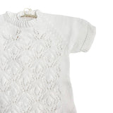 Pagliaccetto Intero In Filo Di Cotone Con Traforature Neonato/a WEDOBLE V2304305B - WEDOBLE - Luxury Kids