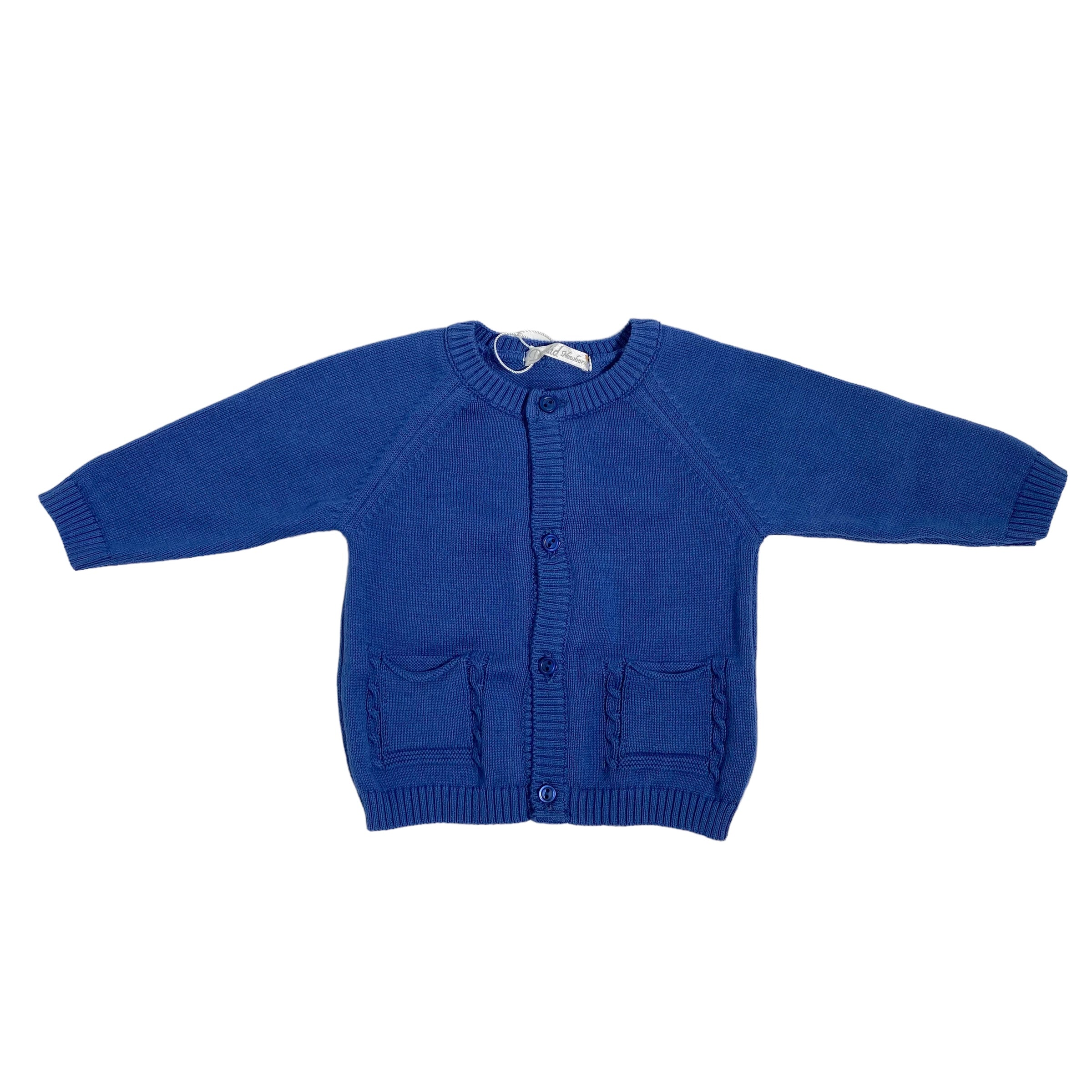 Cardigan In Filo Di Cotone Neonato DR KID DK114 - DR KID - Luxury Kids