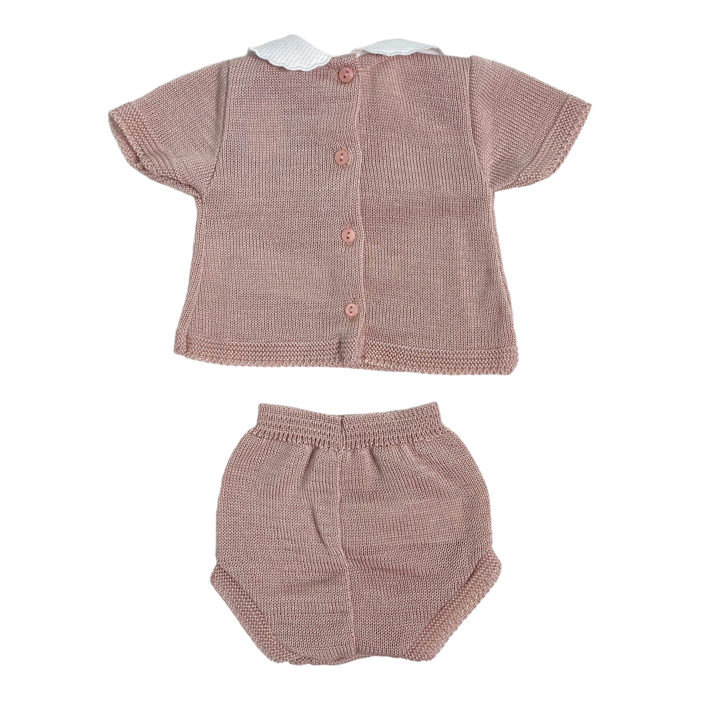 Pagliaccetto Spezzato In Tessuto Anallergico Acrilico Neonata SARDON MC170 - SARDON - Luxury Kids
