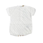 Pagliaccetto Intero In Filo Di Cotone Traforato Neonato/a WEDOBLE V2307305A - WEDOBLE - Luxury Kids