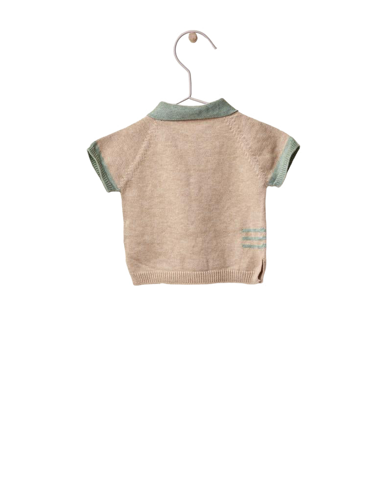 Completo Corto In Filo Di Cotone Neonato WEDOBLE V2306319A - WEDOBLE - Luxury Kids