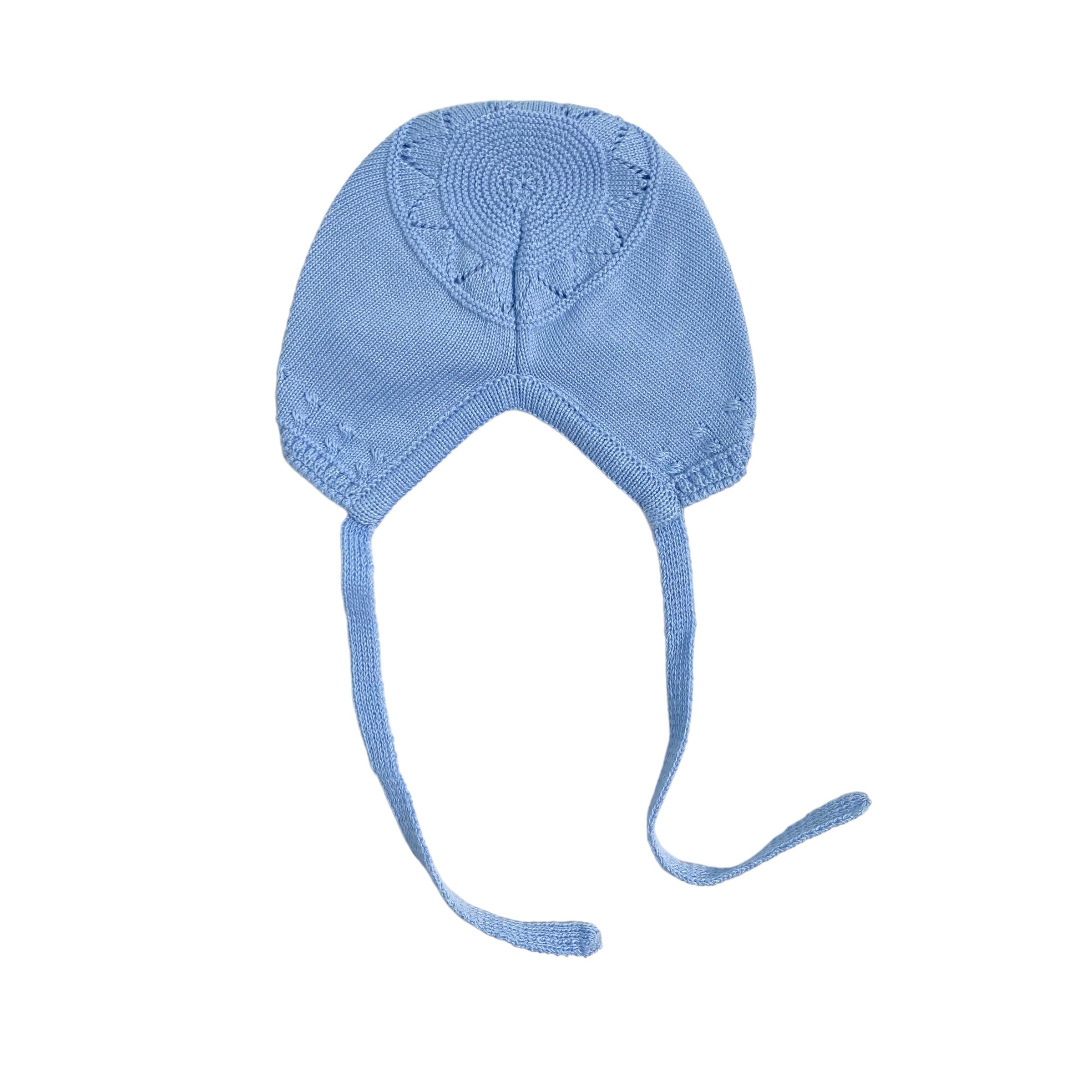 Cuffia In Filo Di Cotone Neonato GRANLEI 369 - GRANLEI - Luxury Kids