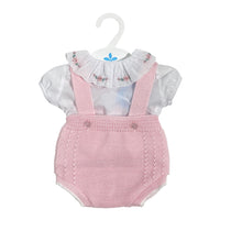 Pagliaccetto In Tessuto Anallergico Acrilico Con Camicia In Cotone Neonata SARDON MC204 - SARDON - Luxury Kids