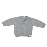 Cardigan In Filo Di Cotone Con Trama Particolare Neonato DR KID DK139 - DR KID - Luxury Kids