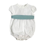 DEL SUR 0930 Strampler aus Baumwolle für Neugeborene mit halben Ärmeln