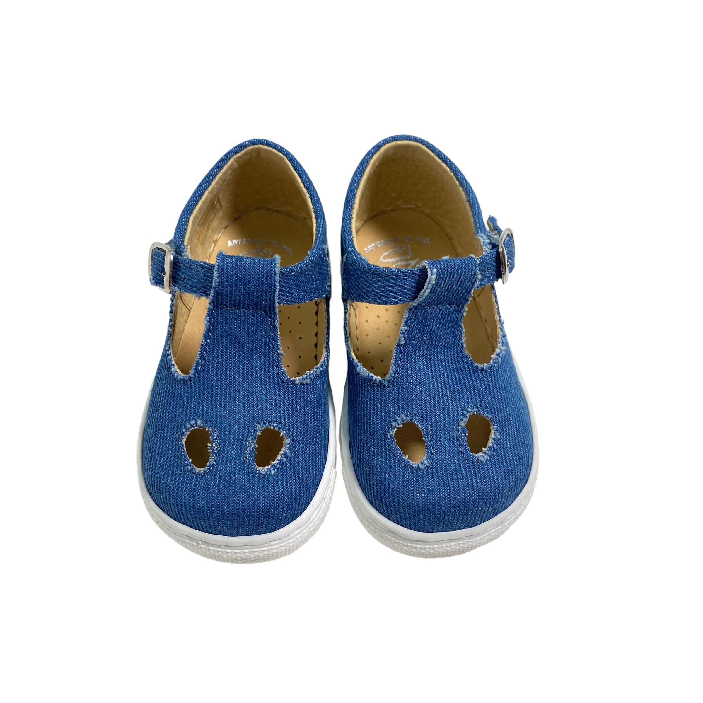 Scarpe Con Occhielli In Denim Bambino/a RIZITOS B3202D - RIZITOS - Luxury Kids