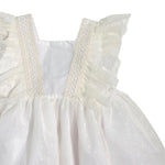 Abito Smanicato In Tulle Elegante Neonata YOEDU 0502 - YOEDU - Luxury Kids