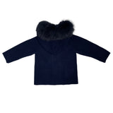 Cappotto In Caldo Cotone Con Cappuccio Con Pelliccia Bambino GRANLEI 528 - GRANLEI - LuxuryKids