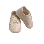 Scarpe Da Culla Modello francesina In Pelle Neonato CUQUITO 7008 - COQUITO - LuxuryKids