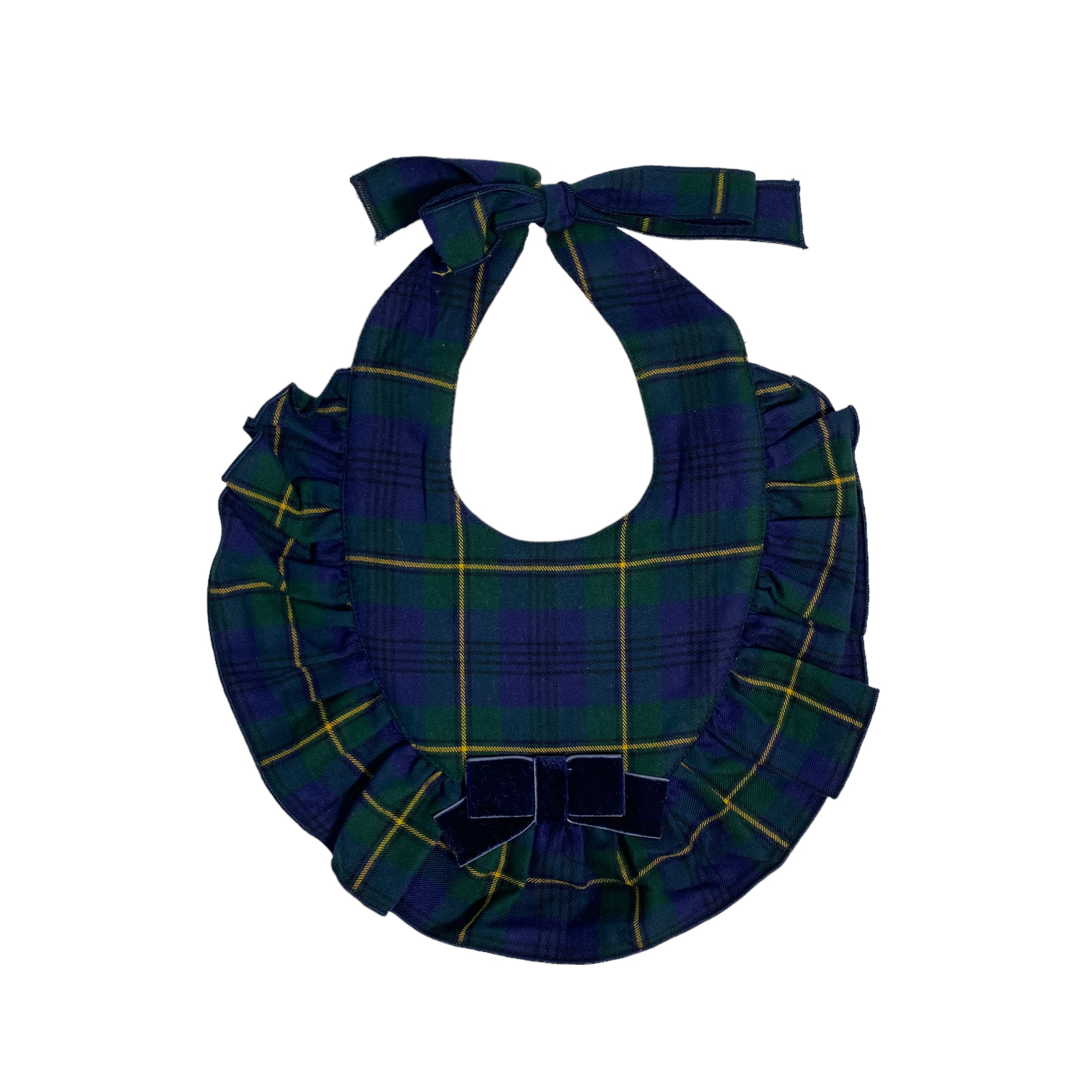 Bavetta Tartan Con Fiocco Neonata PHI CLOTHING 22627 - PHY CLOTHING - LuxuryKids