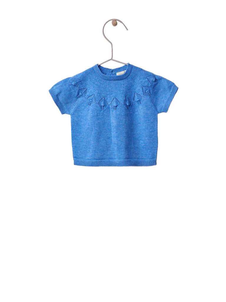 Pagliaccetto Spezzato In Filo Di Cotone Neonato WEDOBLE V2303301B - WEDOBLE - Luxury Kids