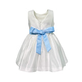 Abito Elegante Smanicato In Rasatello Neonata PETIT 2015659 - PETIT - Luxury Kids