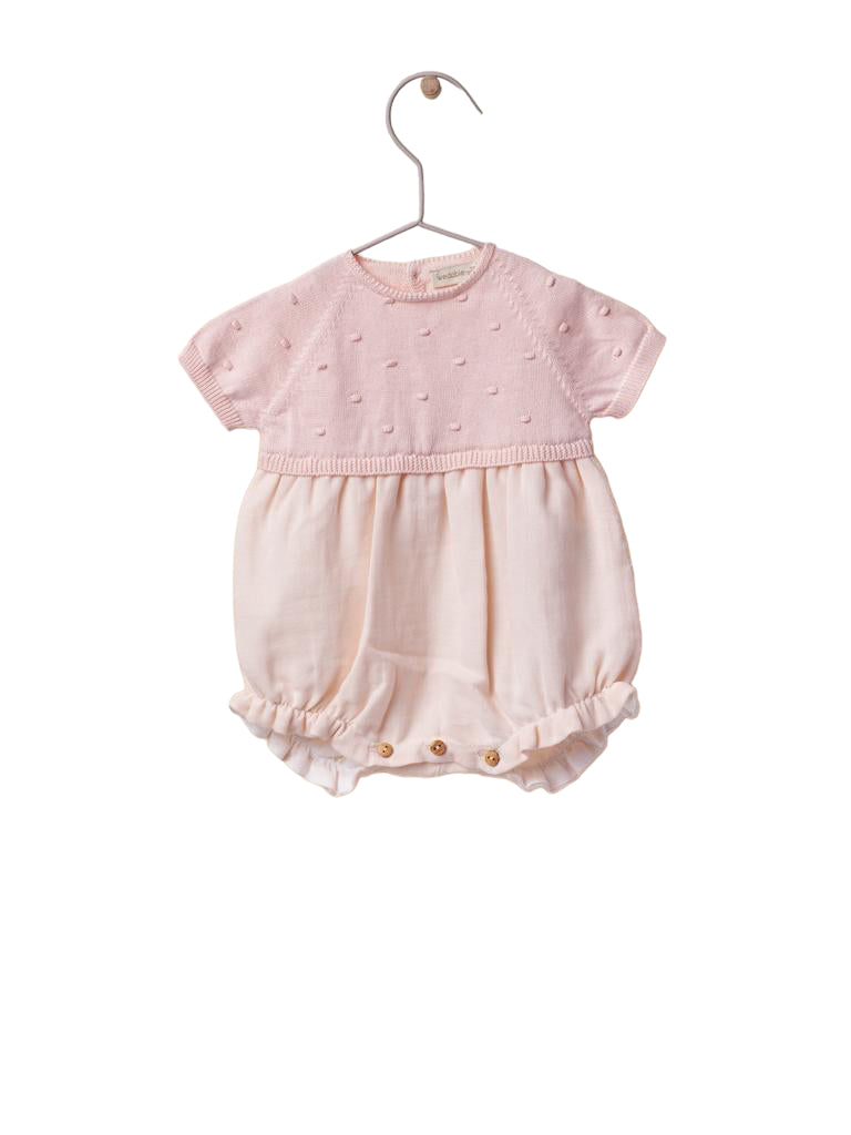 Pagliaccetto In Filo E Cotone Neonata WEDOBLE V2302405A - WEDOBLE - Luxury Kids