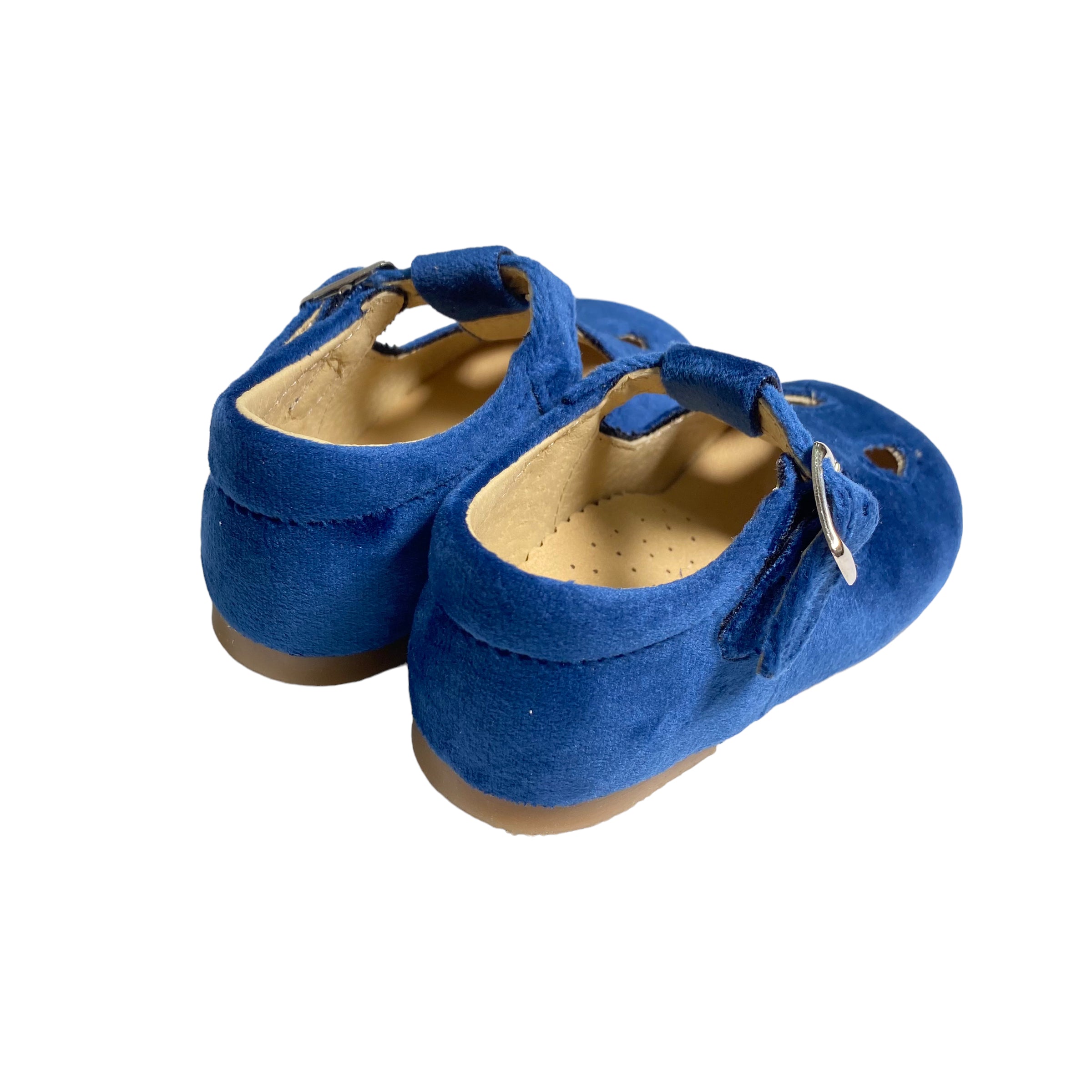 Scarpe Primi Passi Con Occhielli In Velluto Neonato PANYNO B2401V - PANYNO - LuxuryKids