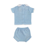 Pagliaccetto Spezzato In tessuto Anallergico Acrilico Neonato SARDON RF602 - SARDON - Luxury Kids
