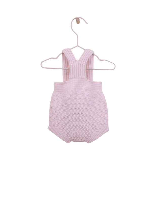Salopette Rosa Neonata WEDOBLE 02305A - WEDOBLE - LuxuryKids