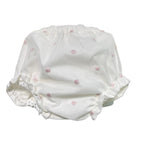 Abito Elegante Manica 3/4 Con Culotte In Tulle E Pizzo Rosa Neonata MIMOSA ITALICA - MIMOSA - Luxury Kids