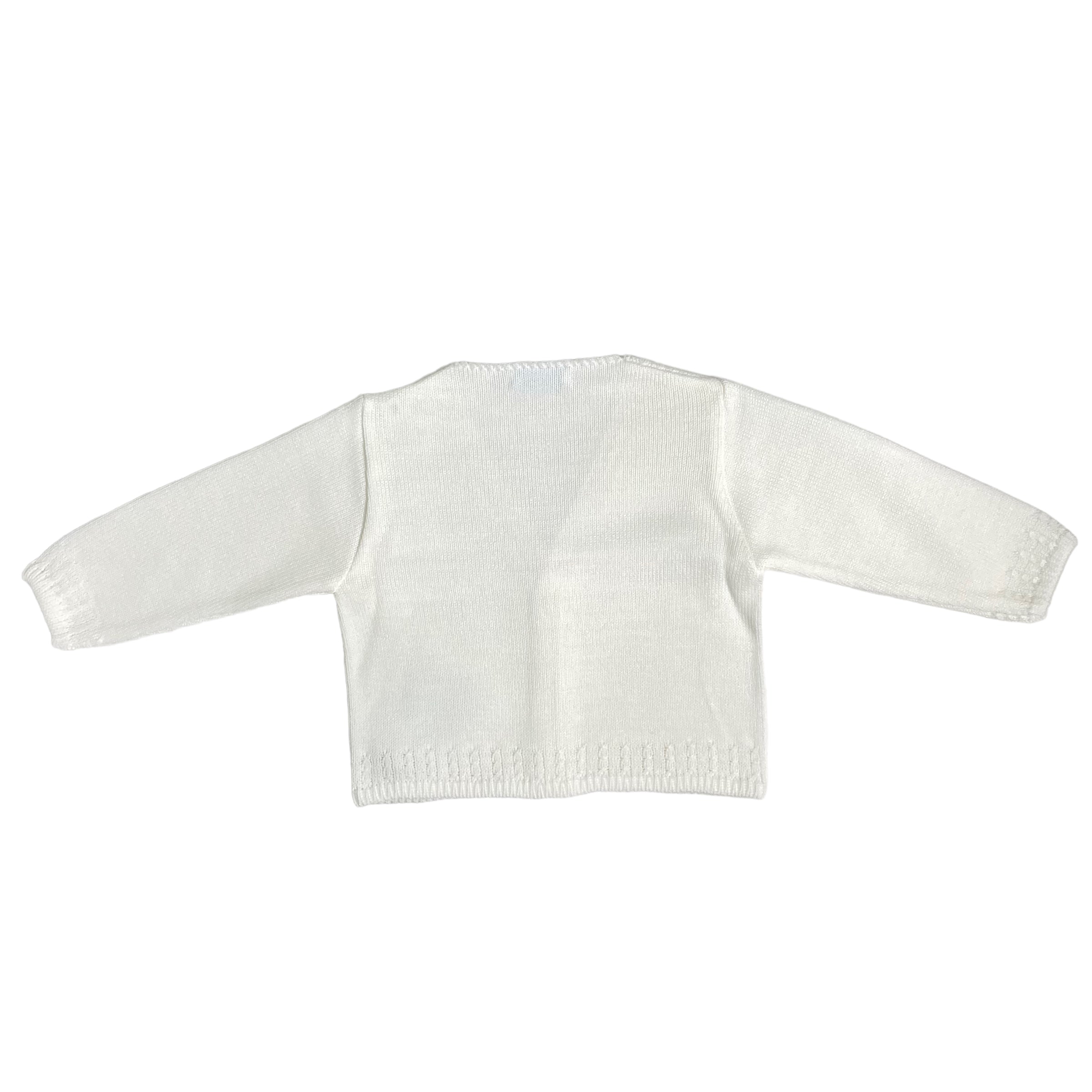 Cardigan Scollo A V In caldo Cotone Neonato GRANLEI 109 - GRANLEI - LuxuryKids