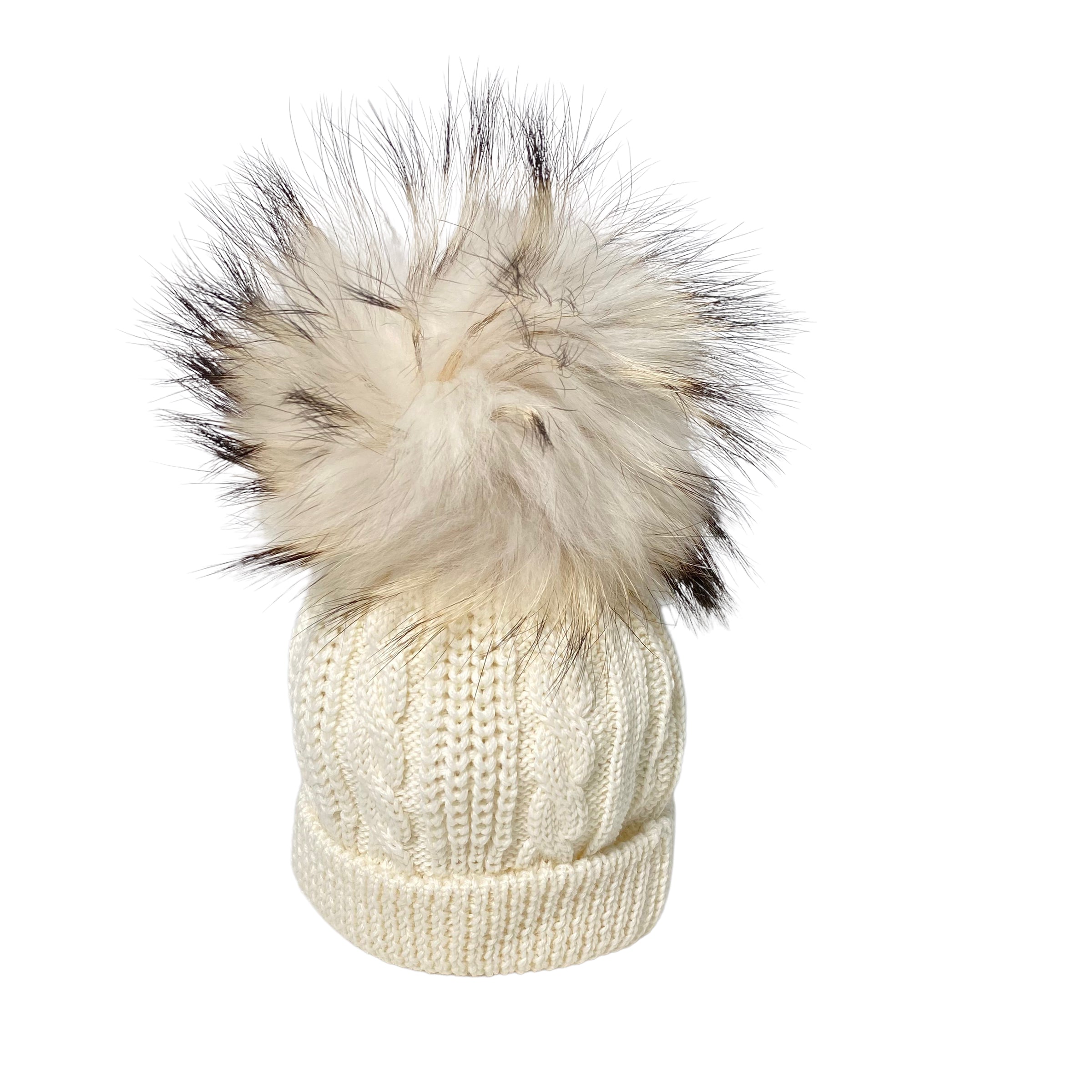 Cappello In Misto Lana Con Trecce Neonato/a FURFANTE CT0422A - FURFANTE - LuxuryKids