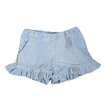 Shorts In Velluto Celeste Bambina PHI CLOTHING 22588 - PHY CLOTHING - LuxuryKids