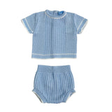 Pagliaccetto Spezzato In tessuto Anallergico Acrilico Neonato SARDON MC187 - SARDON - Luxury Kids