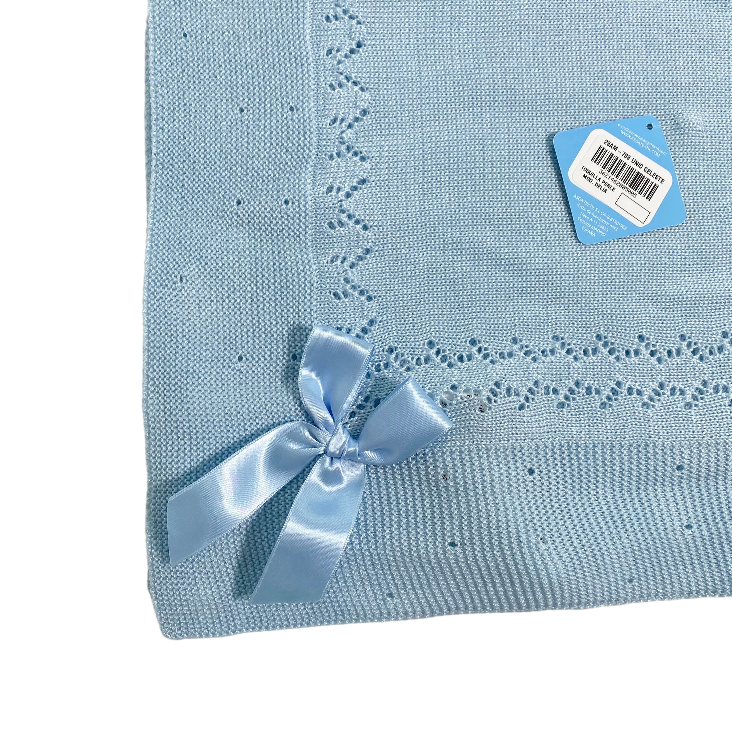 Coperta Scialle In Tessuto Anallergico Acrilico Neonato/a SARDON AM703 - SARDON - Luxury Kids