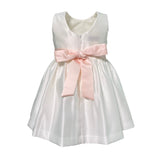 Abito Elegante Smanicato In Rasatello Neonata PETIT 2015659 - PETIT - Luxury Kids