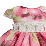 Abito Elegante Mezza Manica A Bambolina Con Culotte Multicolour Neonata MIMOSA SPRING - MIMOSA - Luxury Kids