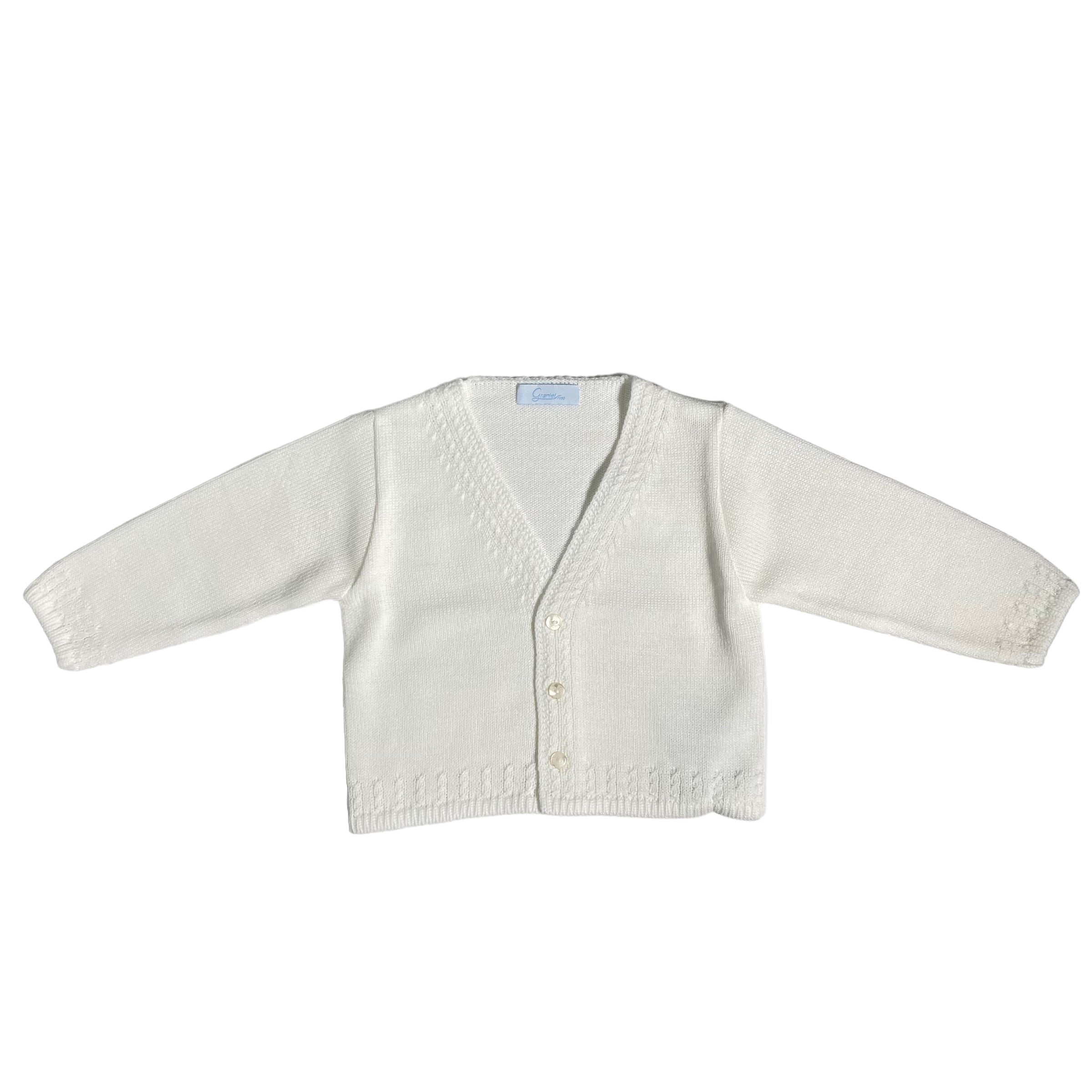 Cardigan Scollo A V In caldo Cotone Bambino GRANLEI 109 - GRANLEI - LuxuryKids