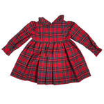 Abito Manica Lunga Tartan Rosso Bambina PHI CLOTHING 22714 - PHY CLOTHING - LuxuryKids
