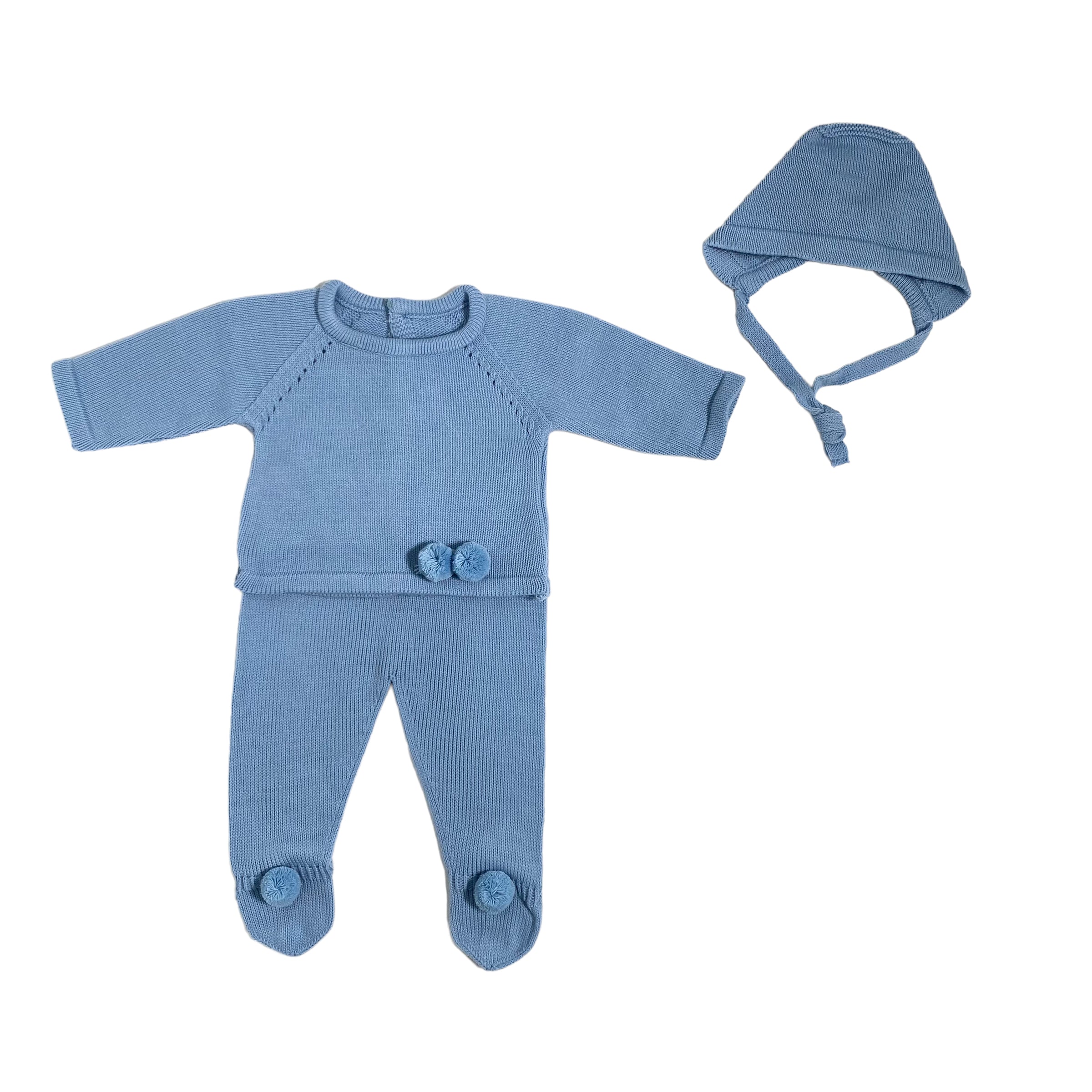 Tutina spezzata In caldo Cotone Con Cuffietta Neonato/a BABY FASHION 520.8 - Baby Fashion - LuxuryKids
