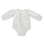 Body Girocollo In caldo Cotone Con Maniche In Seta Neonata PETIT 4515508 - PETIT - LuxuryKids