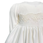 Abito Elegante In Velluto E Pizzo Neonata TETO E TATTA VE2498B - TETO E TATTA - LuxuryKids