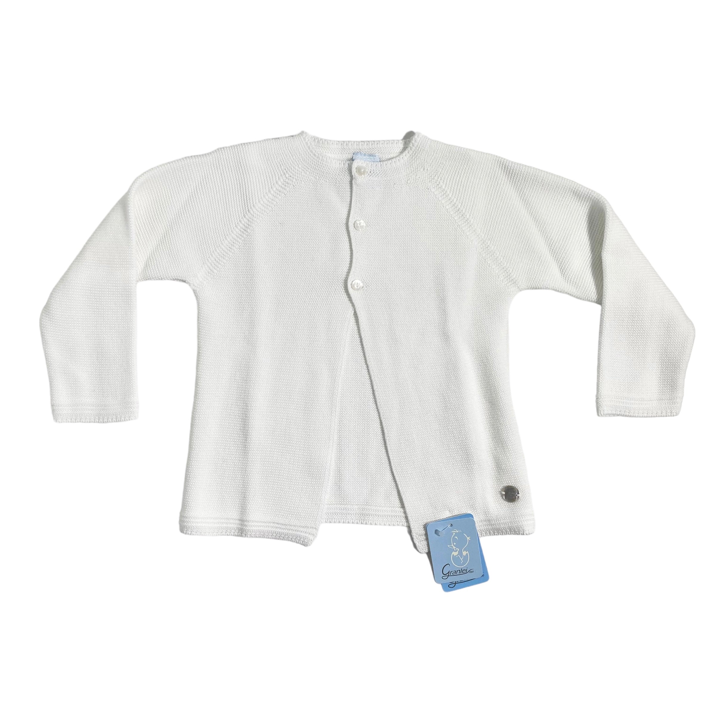 Cardigan In Filo Di Cotone Bambino/a GRANLEI 446 - GRANLEI - Luxury Kids