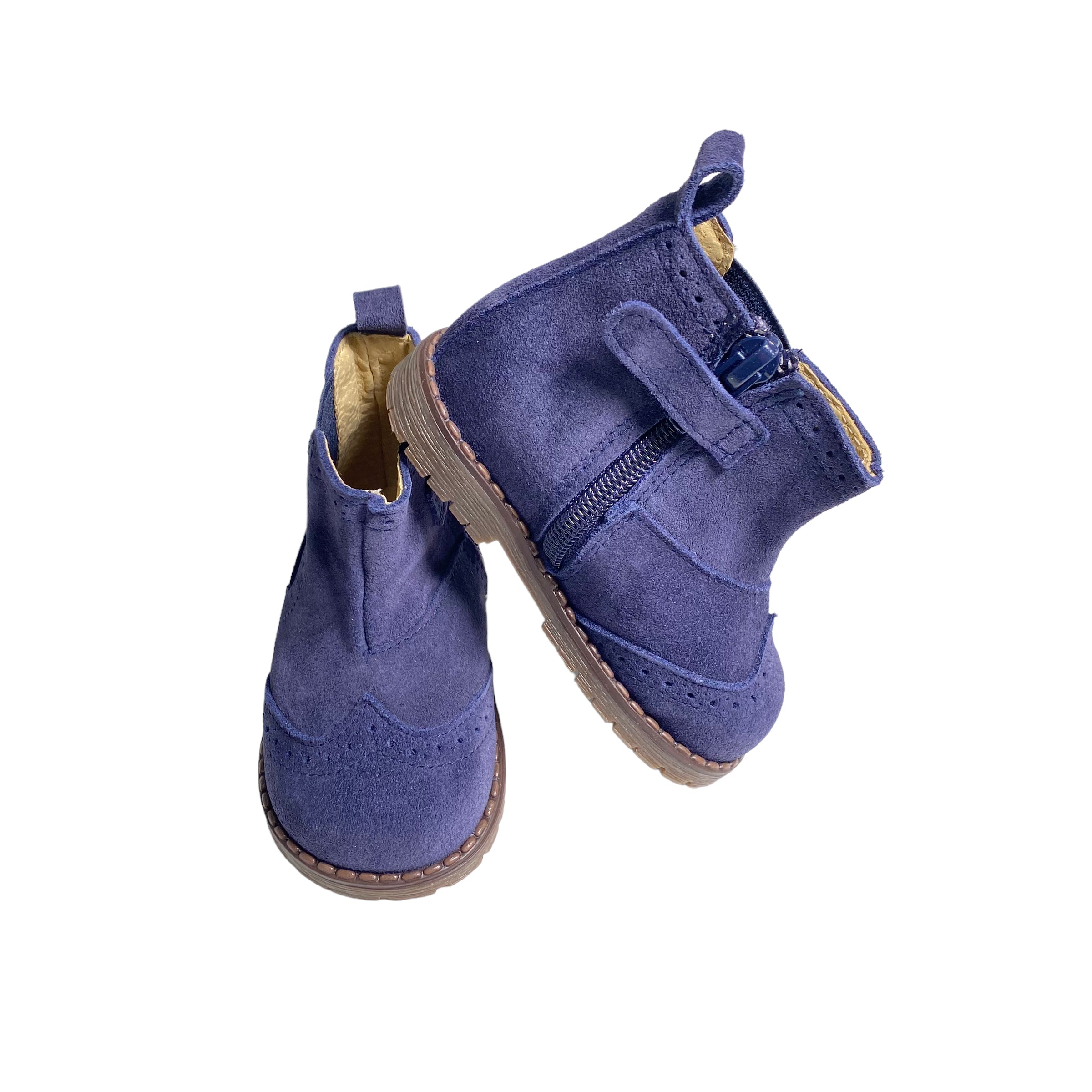 Stivaletto In Camoscio Con Zip Bambino RIZITOS B1939 - RIZITOS - LuxuryKids