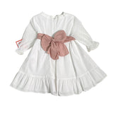 Abito Elegante Con Manica Lunga In Tulle Bambina DEL SUR 0550