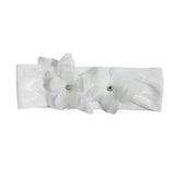 Fascia Elastica In Tulle Con Fiori E Svarowsky Neonata PETIT 8515663 - PETIT - Luxury Kids