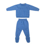 Tutina Spezzata In Filo Di Cotone Neonato WEDOBLE V2303301A - WEDOBLE - Luxury Kids